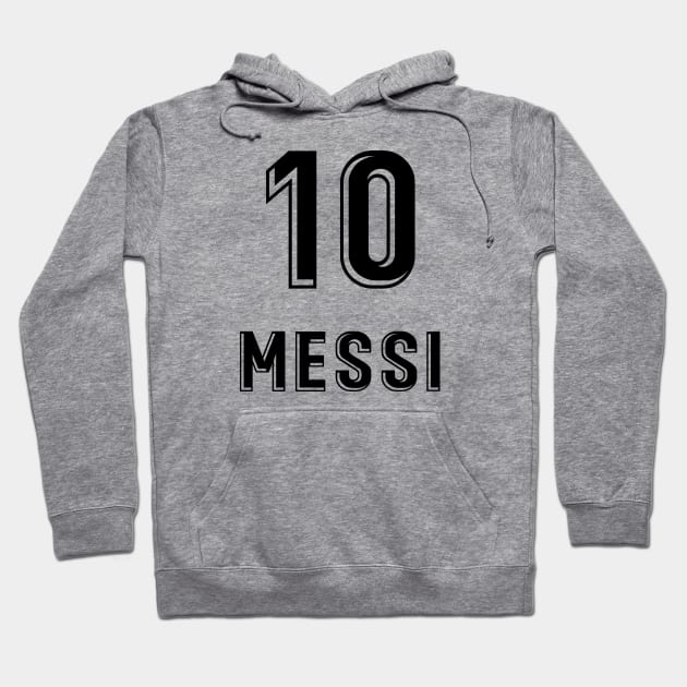 Messi 10 Hoodie by Fatal_Des